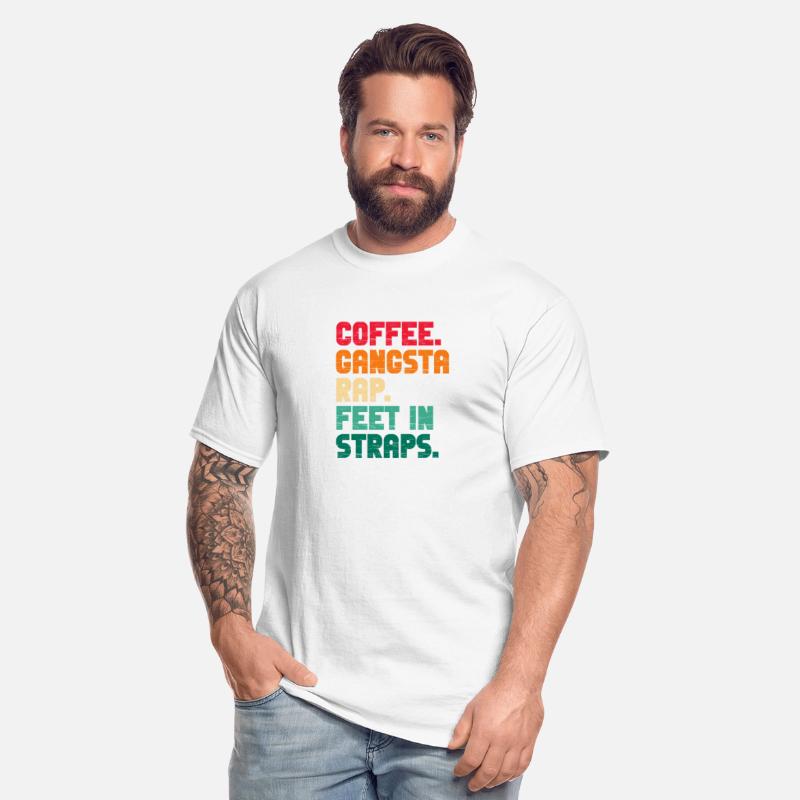 Coffee Gangsta Rap Feet In Straps Vintage