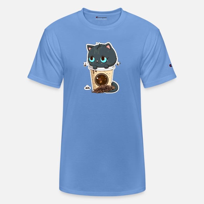 Coffee Obsessed Black Cat Beautiful Eyes