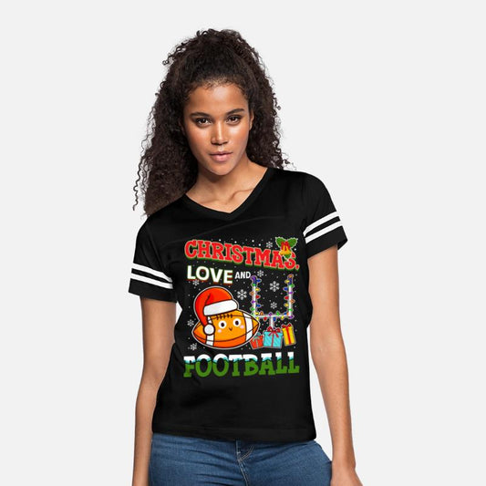College Football Player Team Outfit Christmas Love