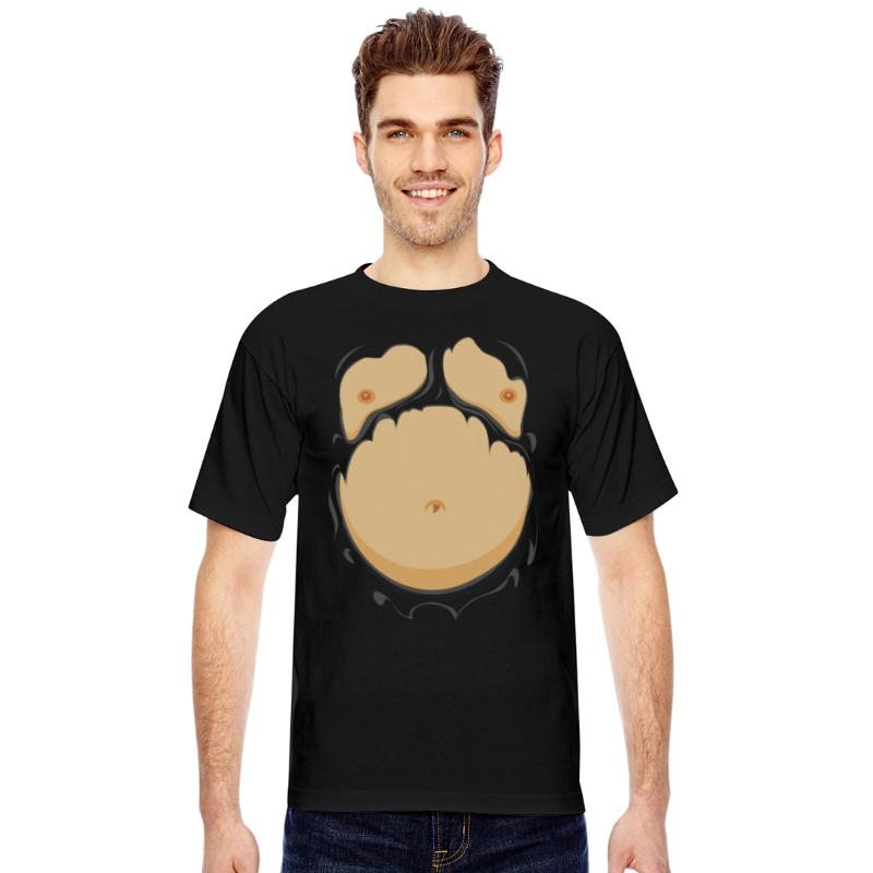 Comic Fat Belly, beer gut, beer belly, chest