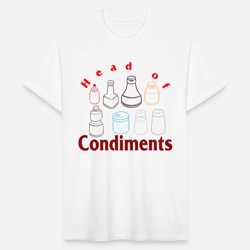 Condiments Shirt, Head Of Condiments Tee, Gift