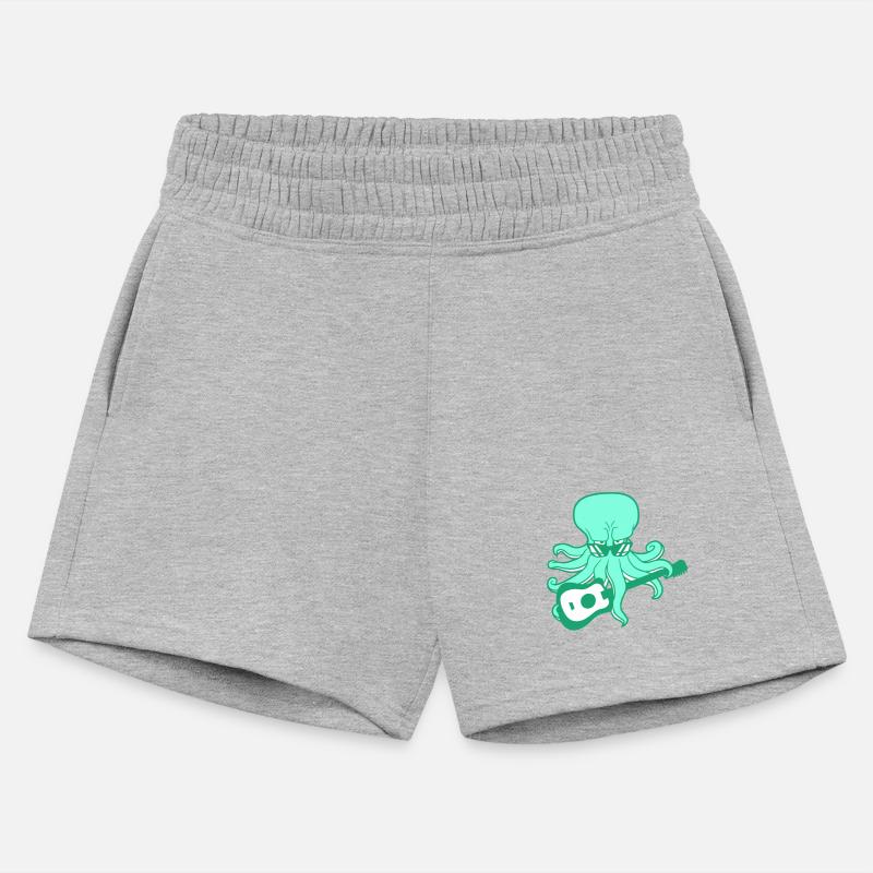 Cool Octopus Kraken Squid Plays Guitar Guitarist