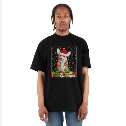 Corgi Dog Christmas Lights