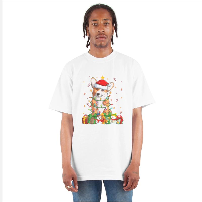 Corgi Dog Christmas Lights