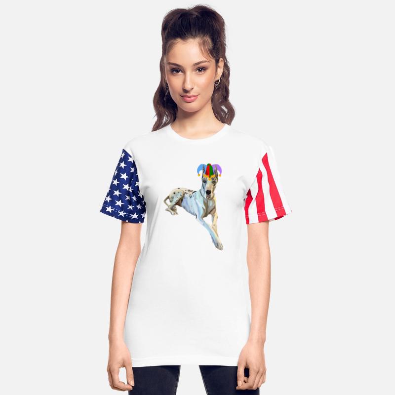 Court Jester Harlequin Great Dane Dog