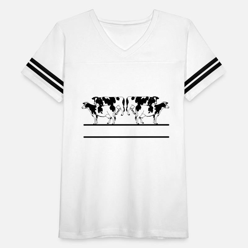Cow monogram with four transparent cows
