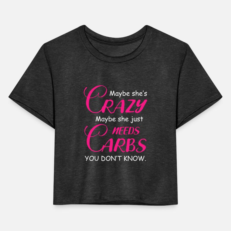 Crazy Needs Carbs Fitness Coach Gift