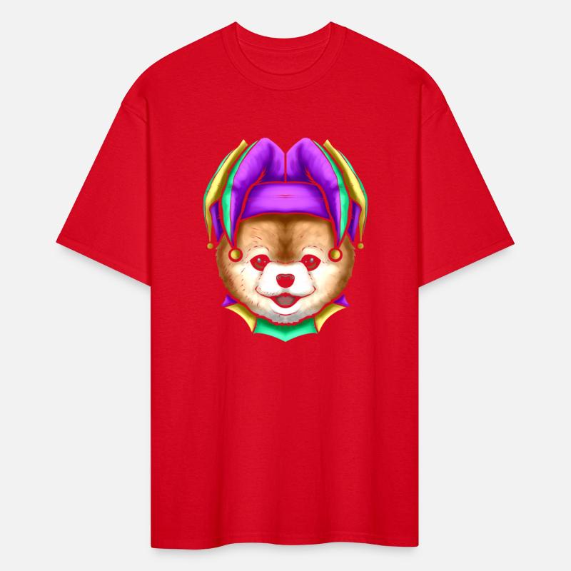 Cute Bear with Jester Hat for Mardi Gras