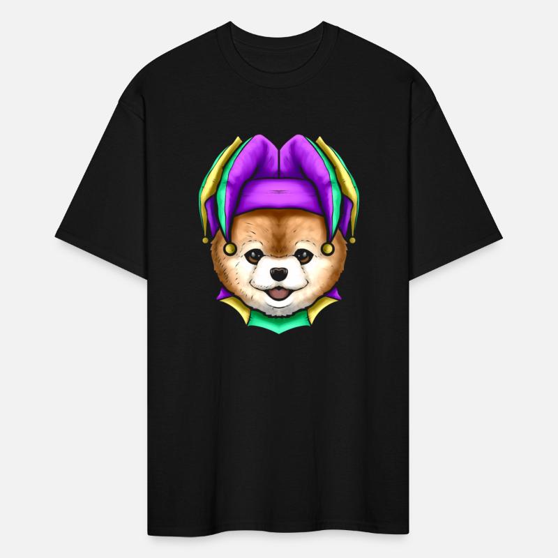Cute Bear with Jester Hat for Mardi Gras