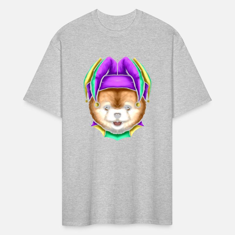 Cute Bear with Jester Hat for Mardi Gras