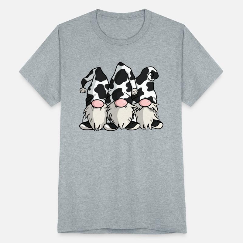 Cute Cow Print Gnomes