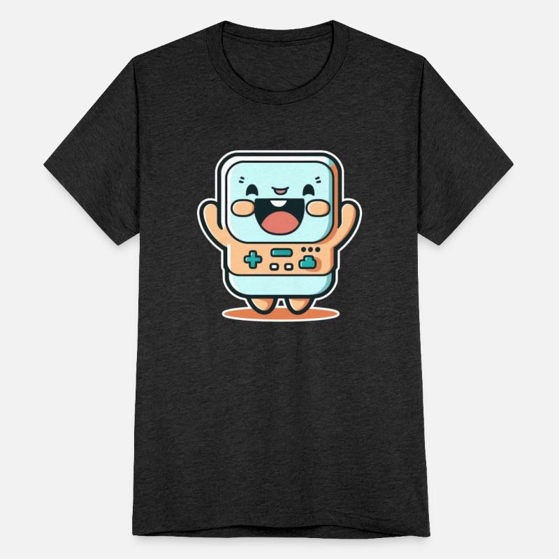 Cute happy kawaii arcade game avatar