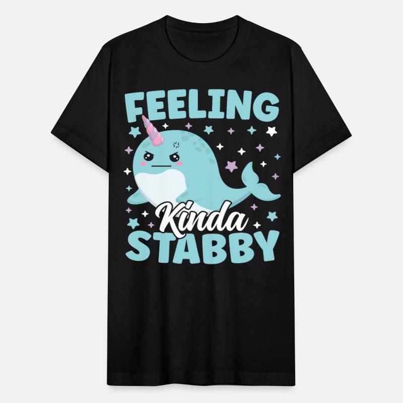 Cute Narwhal Feeling Kinda Stabby Funny Sarcastic