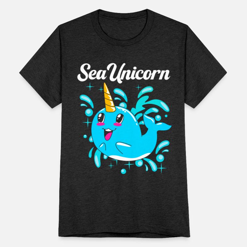 Cute Ocean Creature Narwhal Sea Unicorn