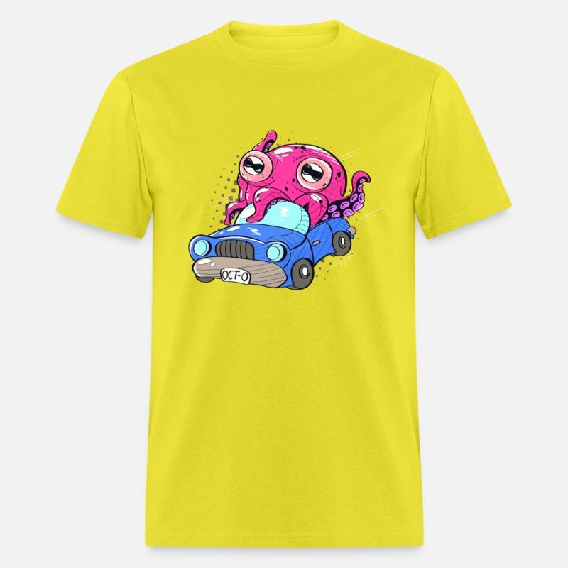 Cute Octopus In Car Funny Octopus Kids