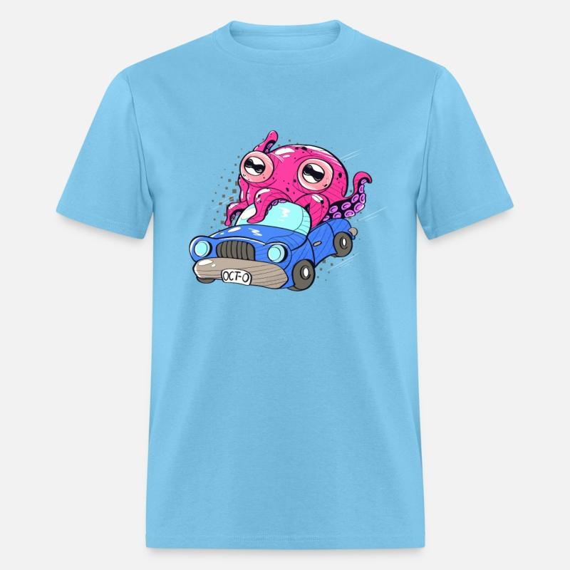Cute Octopus In Car Funny Octopus Kids