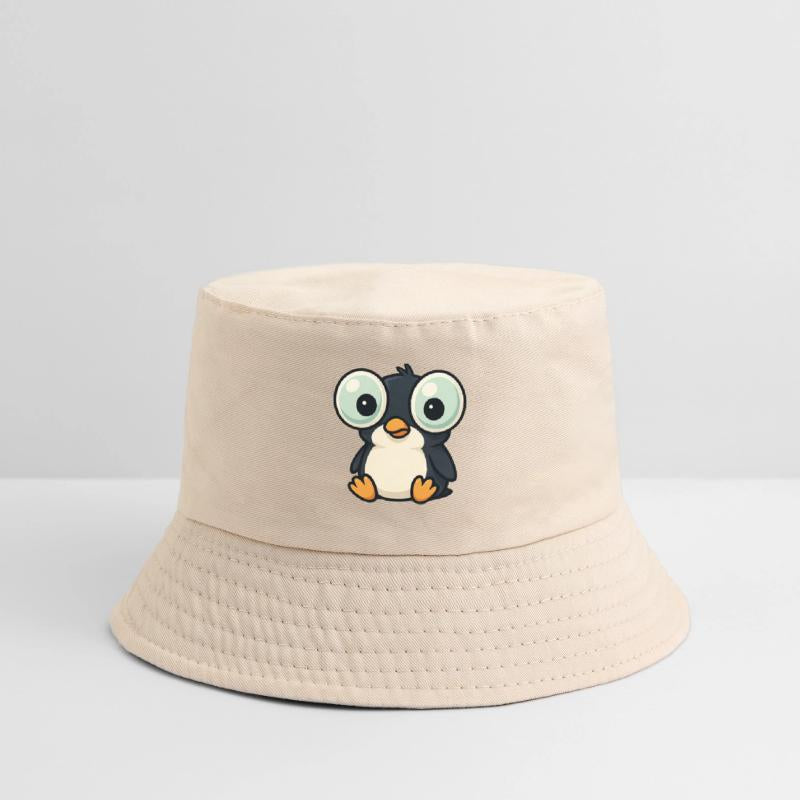 Cute penguin cartoon big eyes funny quirky