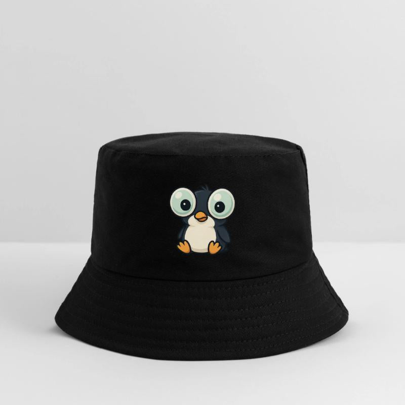 Cute penguin cartoon big eyes funny quirky