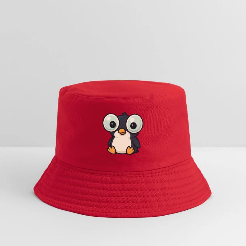 Cute penguin cartoon big eyes funny quirky