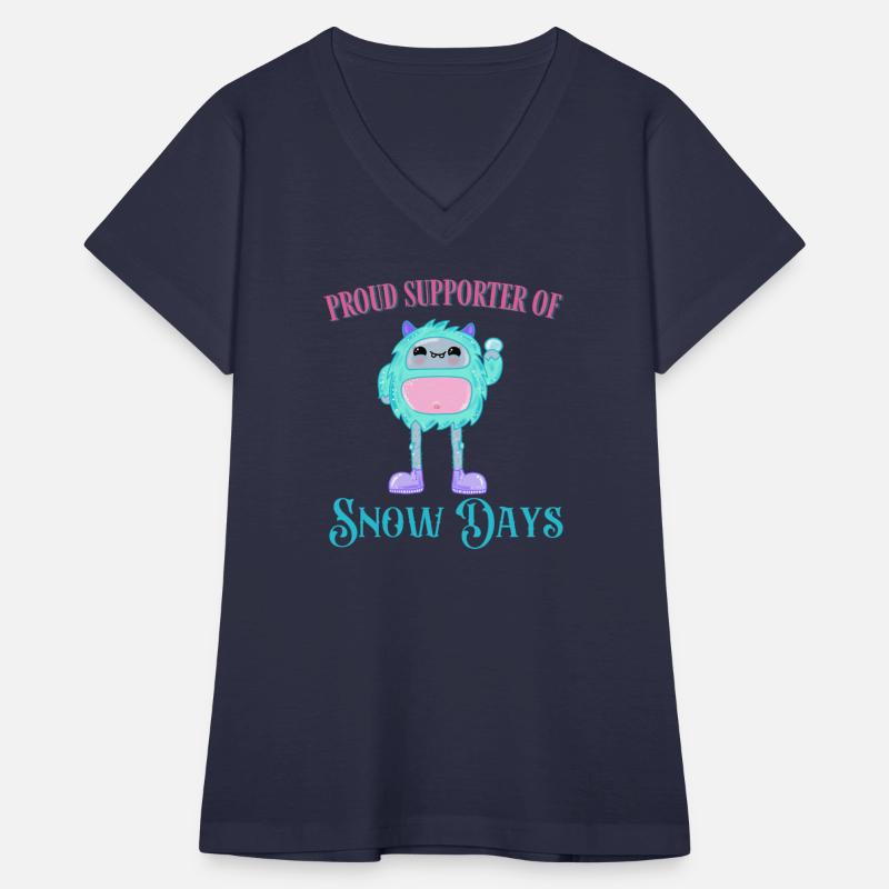 Cute Snow Monster Snow Day Supporter