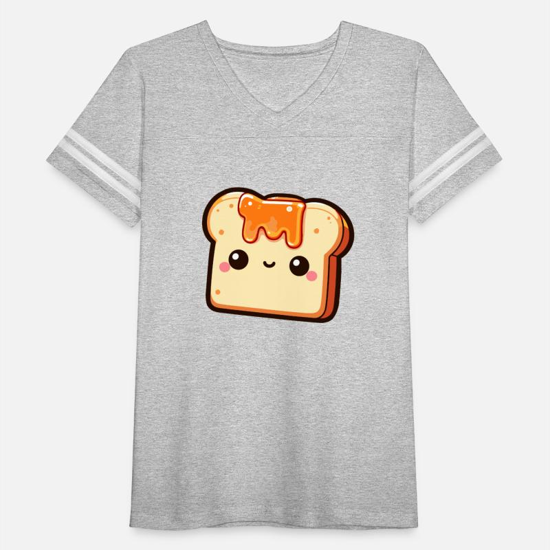 Cute Toast with Syrup Drip