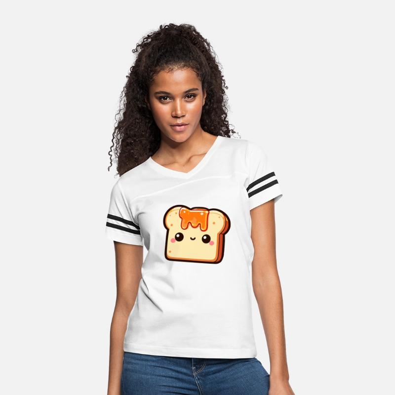 Cute Toast with Syrup Drip