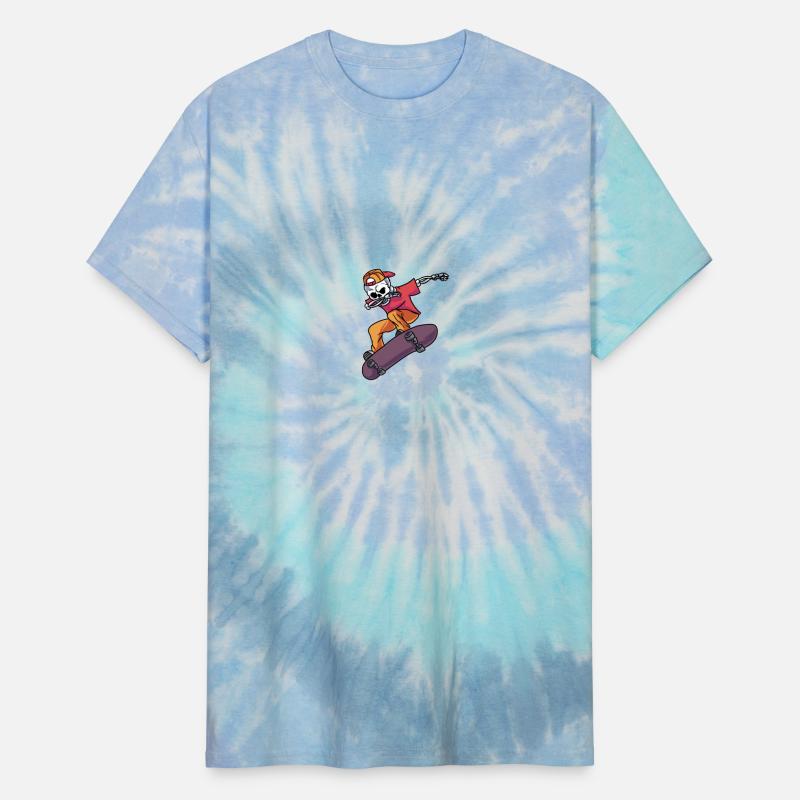 Dabbing Skater Skeleton Skateboard Longboard