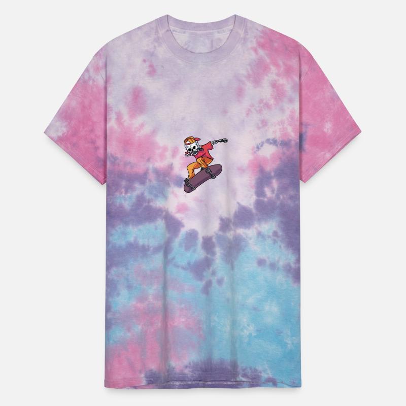 Dabbing Skater Skeleton Skateboard Longboard