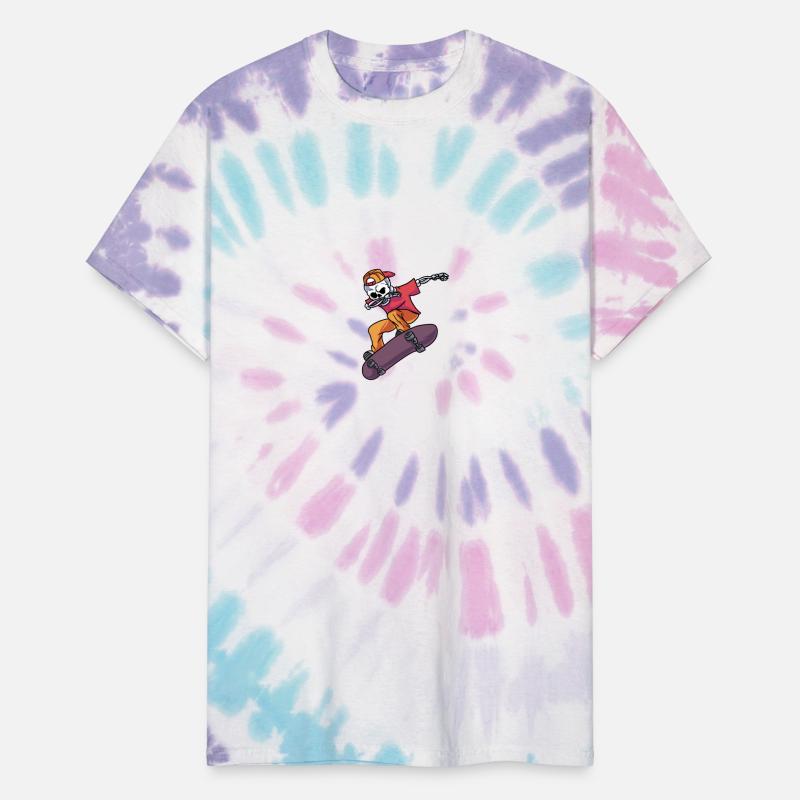 Dabbing Skater Skeleton Skateboard Longboard