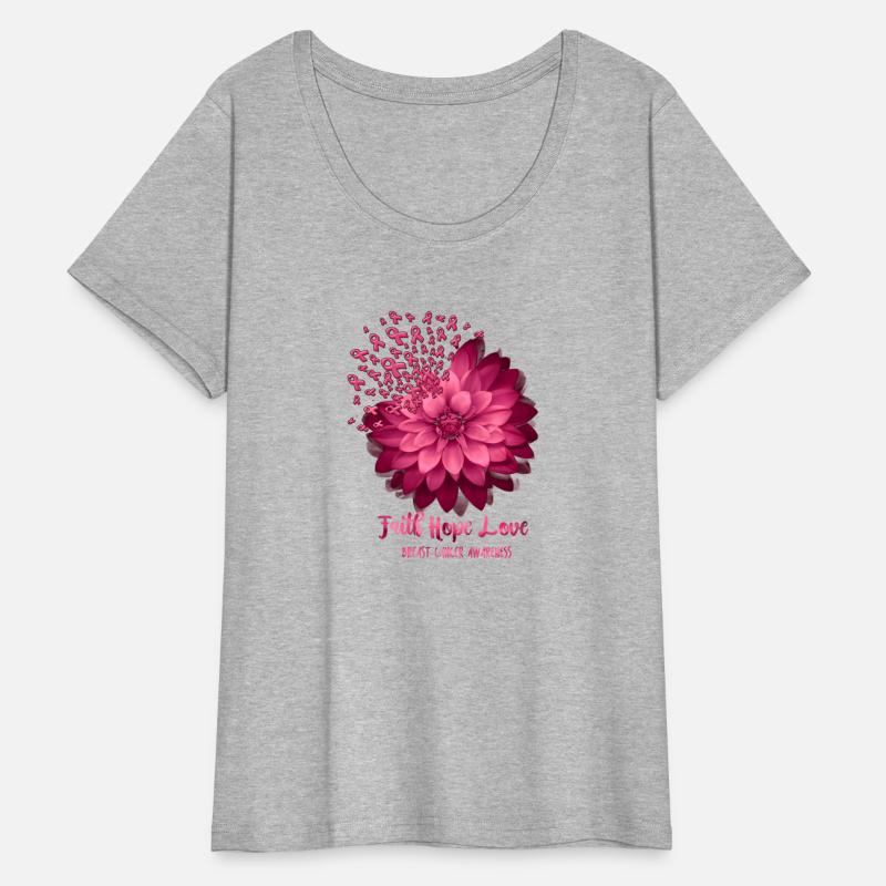 Daisy Faith Hope Love Breast Cancer Awareness Flow