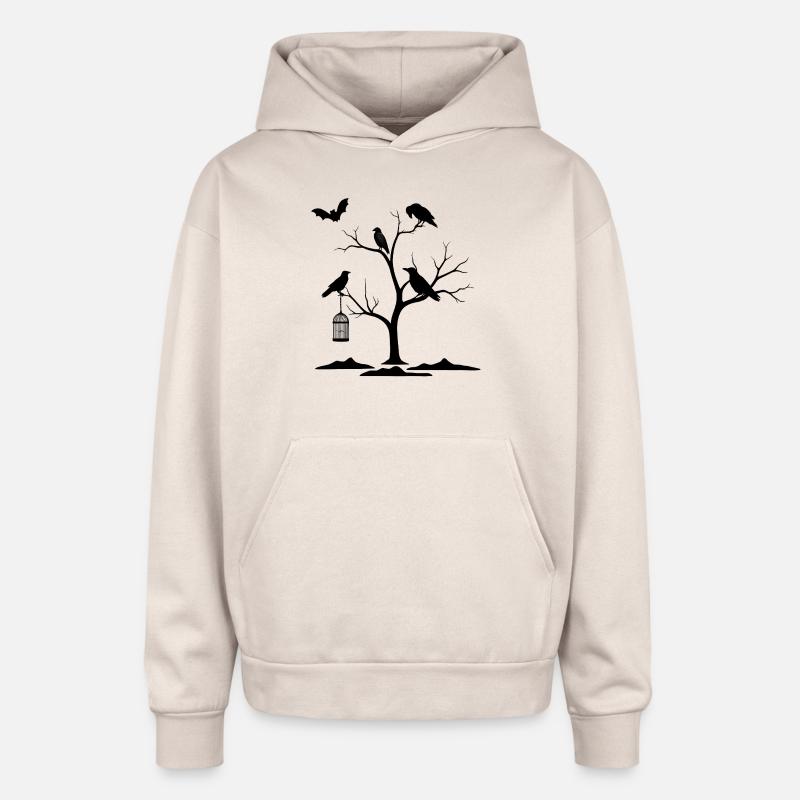 Dark Forest Silhouettes – Ravens on a Bare Tree