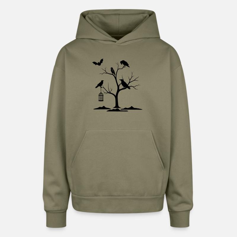 Dark Forest Silhouettes – Ravens on a Bare Tree