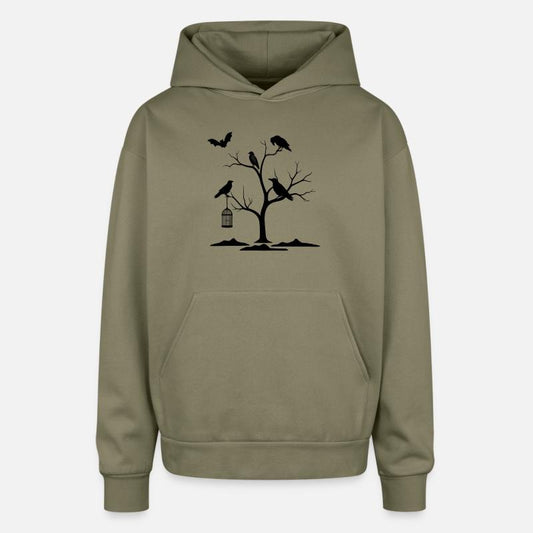 Dark Forest Silhouettes – Ravens on a Bare Tree