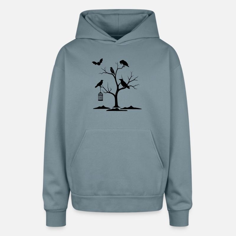 Dark Forest Silhouettes – Ravens on a Bare Tree