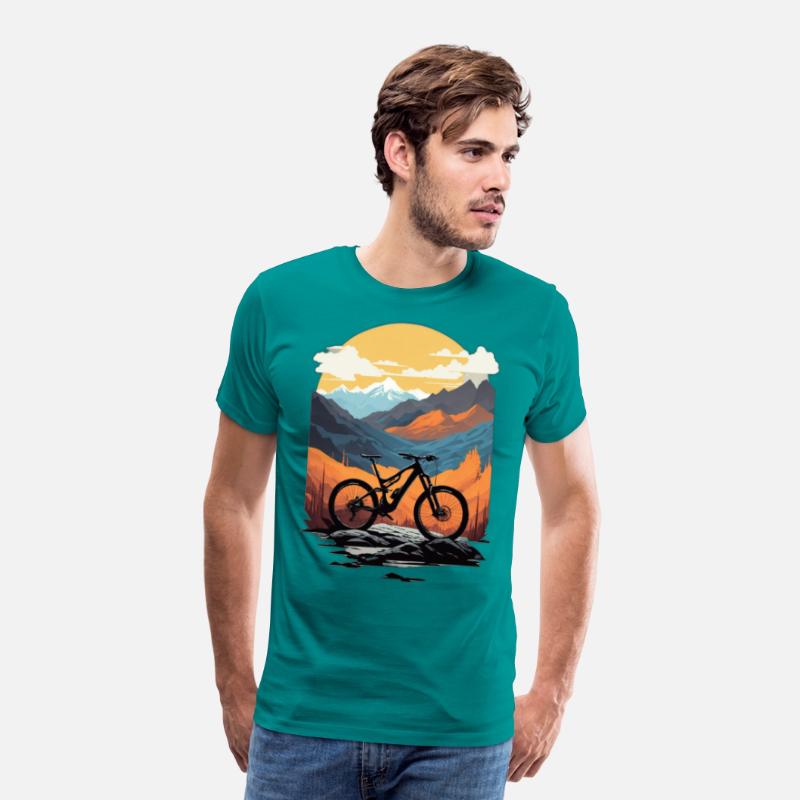 Default siluet mountain bike downhill