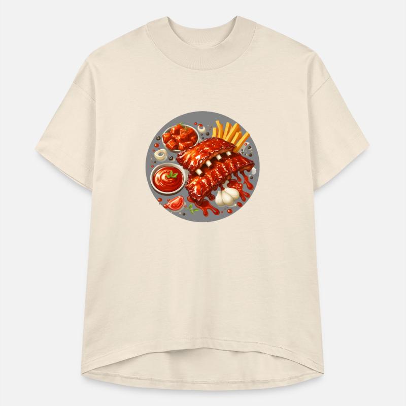 Delicious barbecue spare ribs