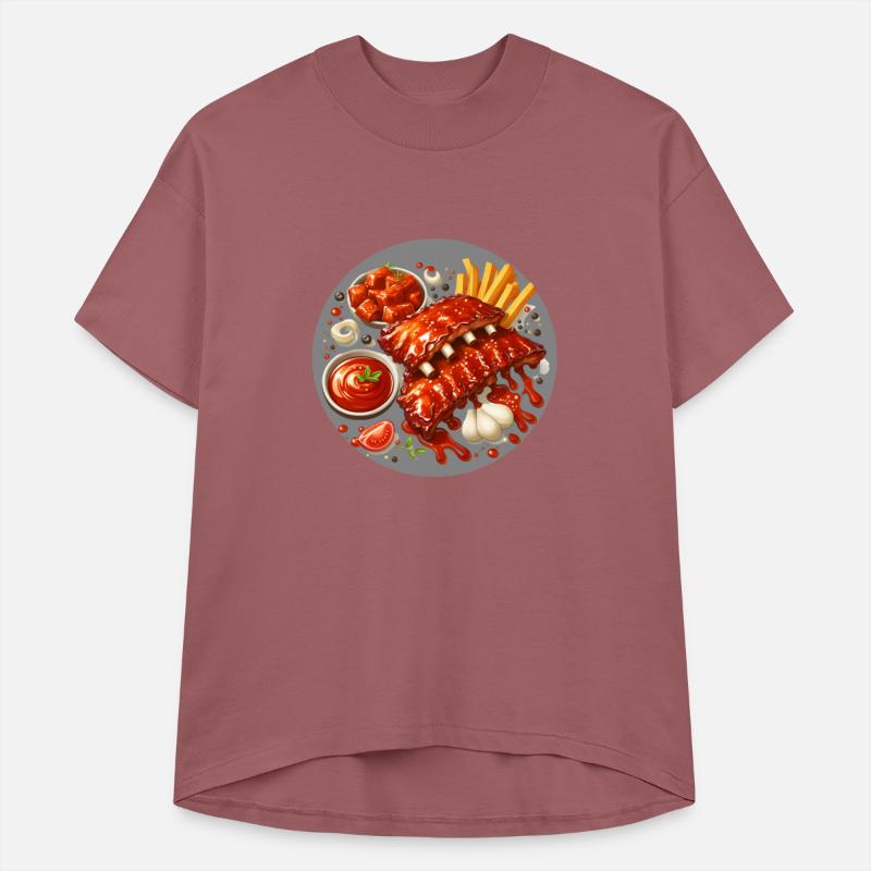 Delicious barbecue spare ribs