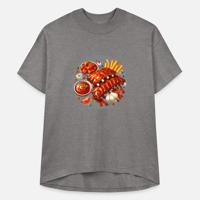 Delicious barbecue spare ribs