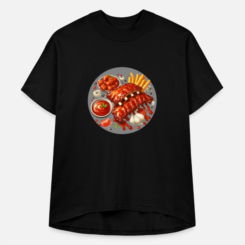 Delicious barbecue spare ribs