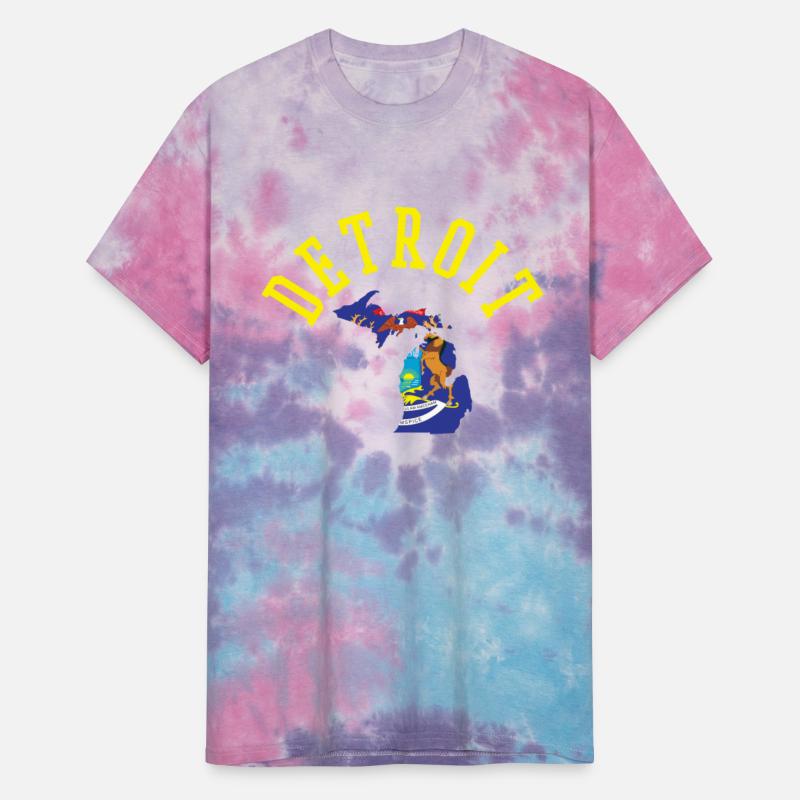 Detroit Flag Patriot Design For Proud Americans