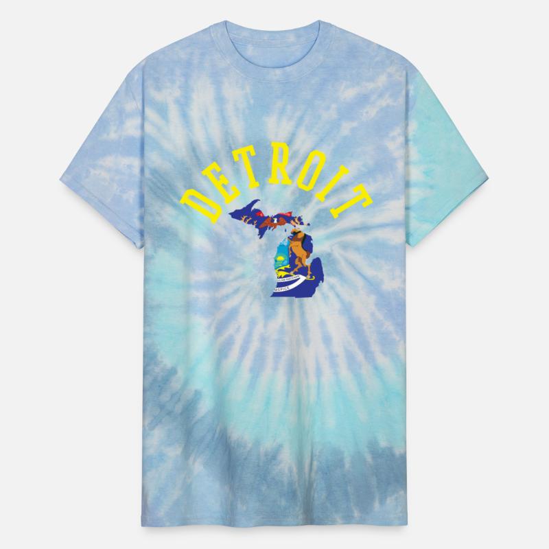 Detroit Flag Patriot Design For Proud Americans