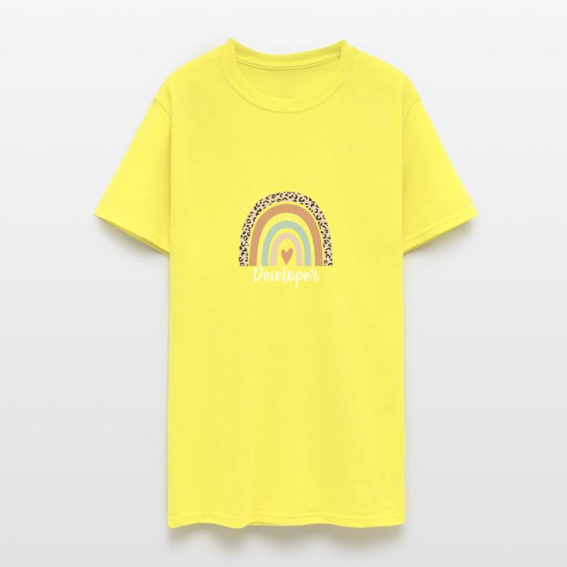 Developer Rainbow Leopard Funny Developer