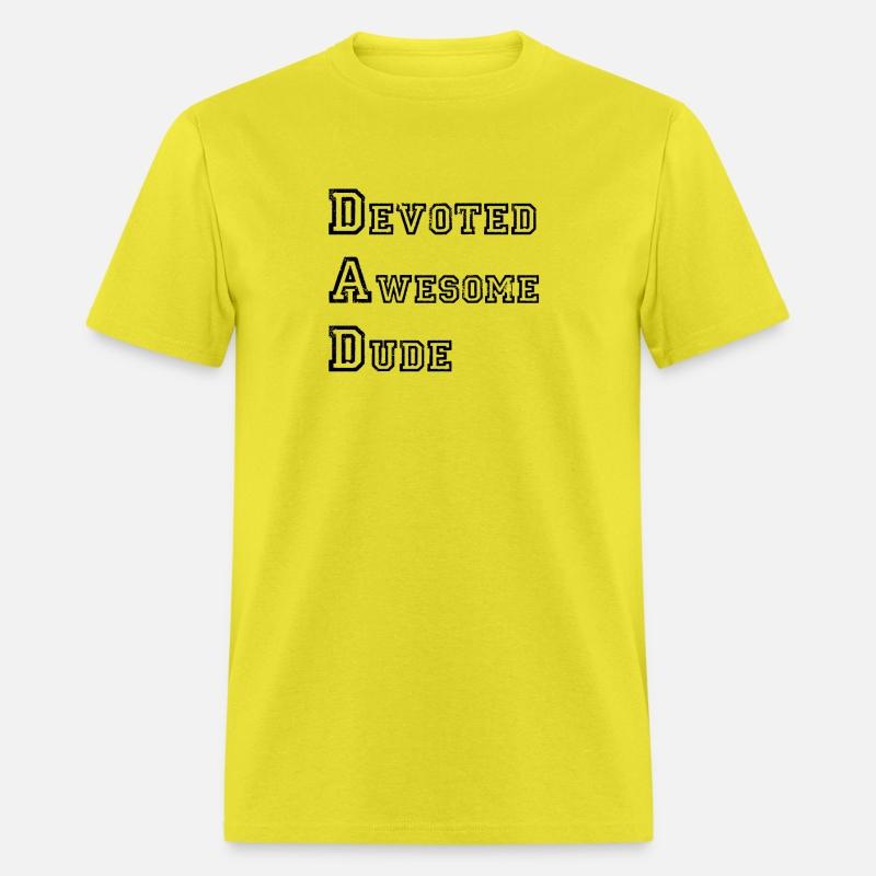 Devoted Awesome Dude Dad Acronym Funny Father's