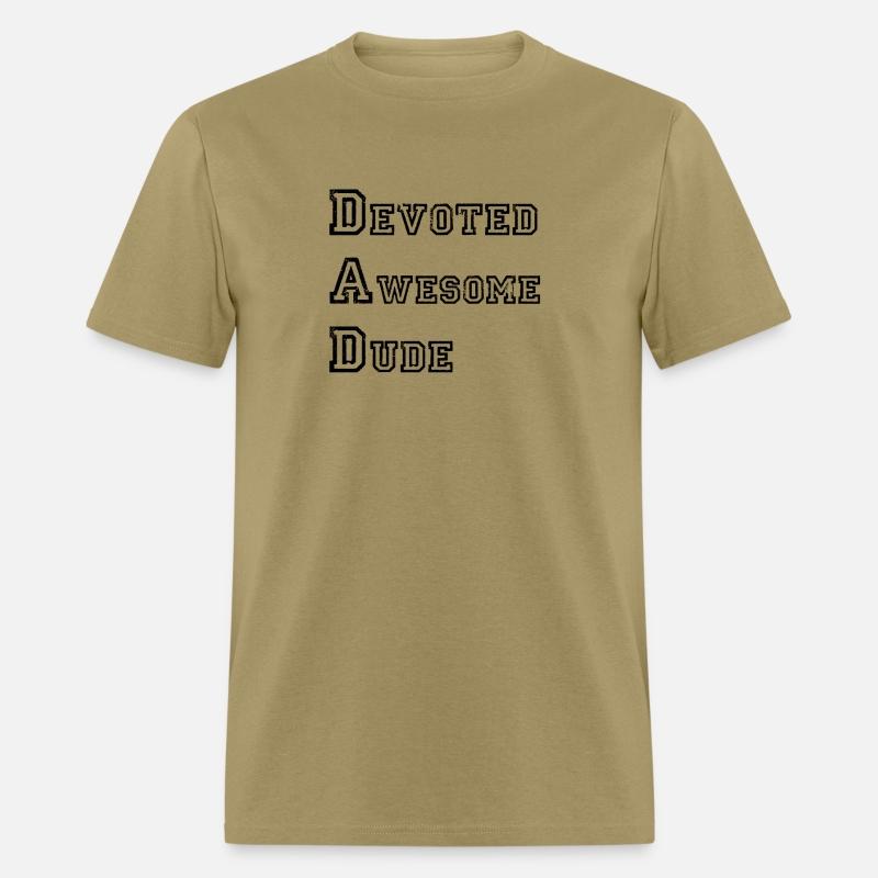 Devoted Awesome Dude Dad Acronym Funny Father's