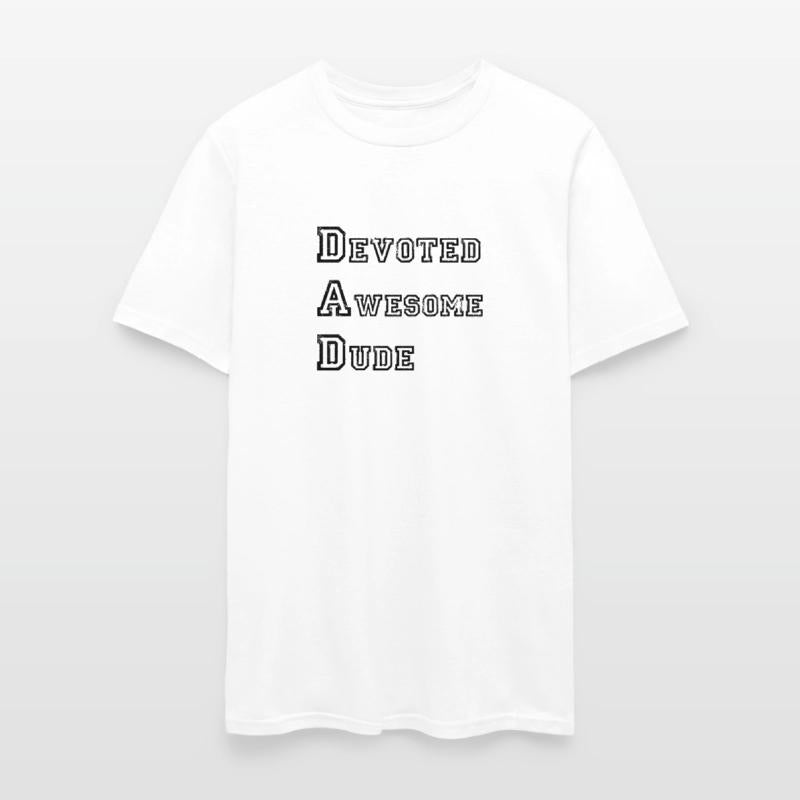 Devoted Awesome Dude Dad Acronym Funny Father's