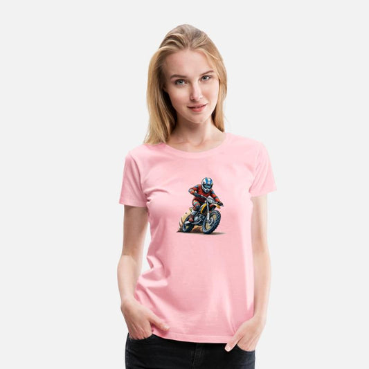 dirt biker, vector illustration