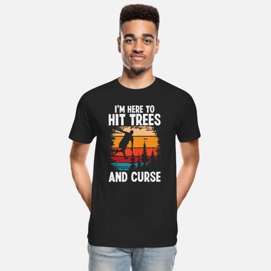 Disc Golfer hit Trees and Curse