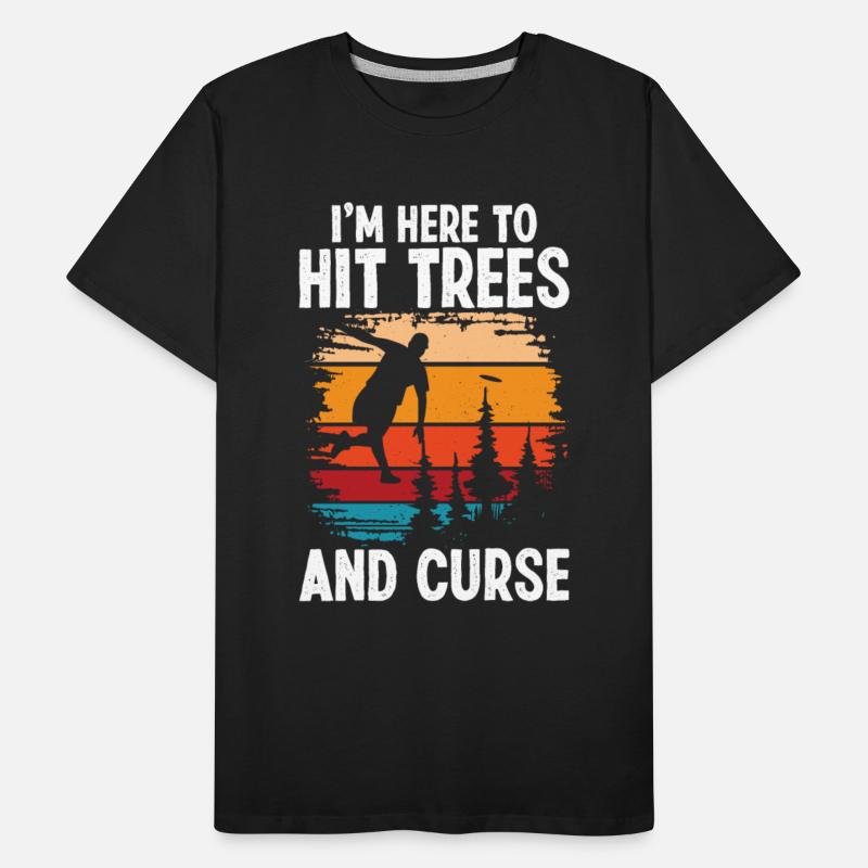 Disc Golfer hit Trees and Curse