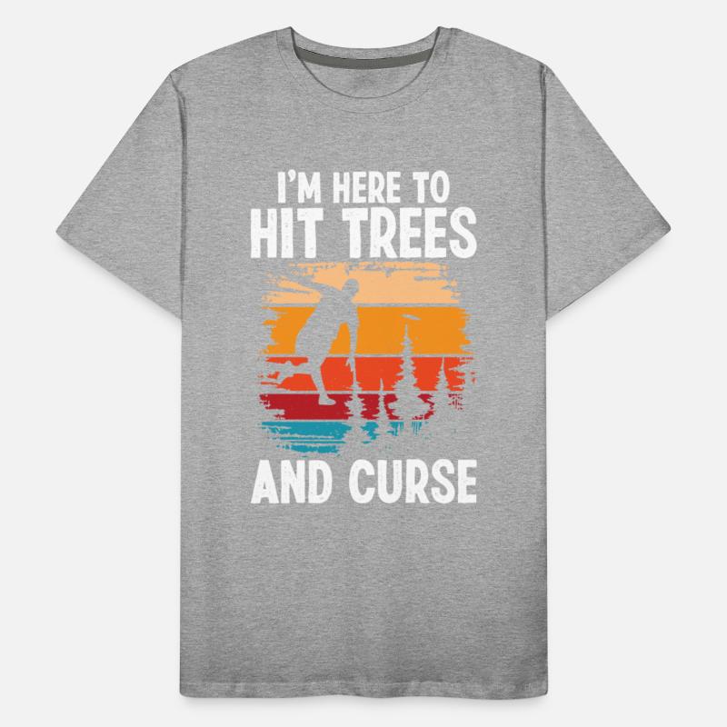 Disc Golfer hit Trees and Curse