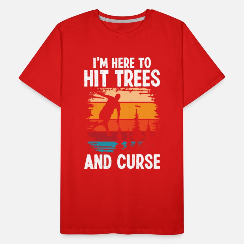 Disc Golfer hit Trees and Curse